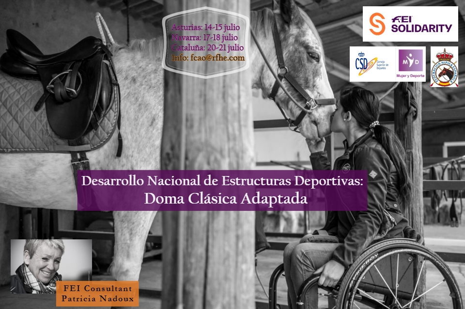 Inicio de las jornadas del Proyecto de Desarrollo Nacional de Estructuras Deportivas de la disciplina de Doma Cl&aacute;sica Adaptada